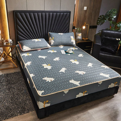 【升級抗菌款】泰國進口天然乳膠涼蓆三件套冰絲涼蓆兩件套軟席子 【升級抗菌款】泰國進口天然乳膠涼蓆三件套冰絲涼蓆兩件套軟席子